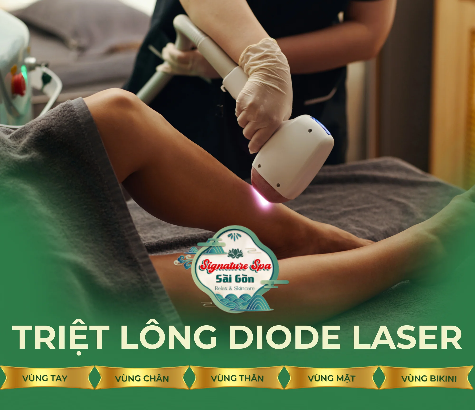 bằng cách di chuyển một vật chỉ thị